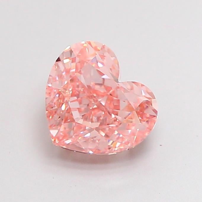 1.90 Ct. Fancy Vivid  Pink Heart Lab Grown Diamond