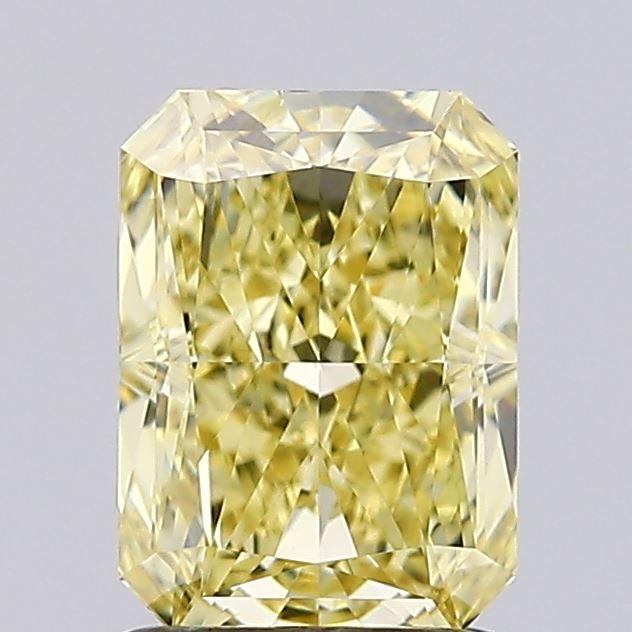 1.59 Ct. Fancy Vivid Yellow Radiant Lab Grown Diamond