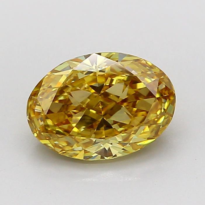 1.44 Ct. Fancy Yellow Oval Lab Grown Diamond