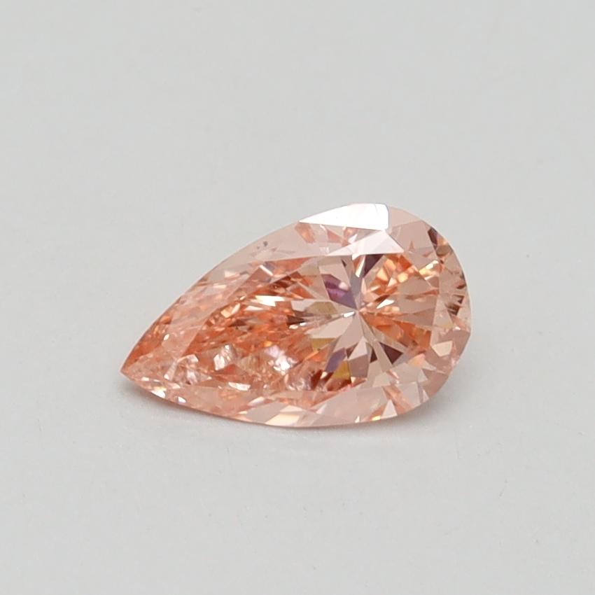 0.50 Ct. Fancy Intense Pink Pear Lab Grown Diamond