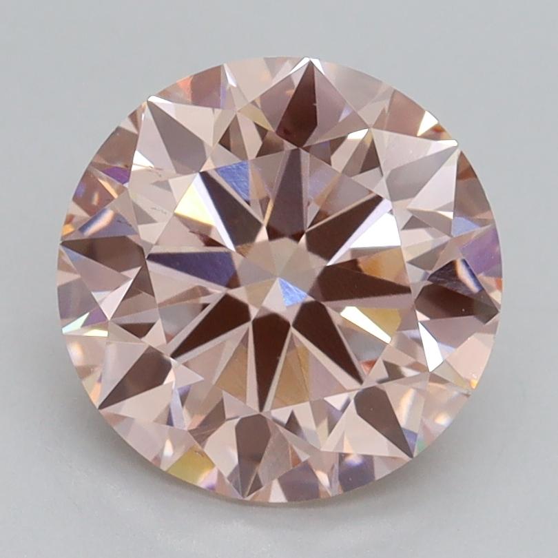 2.50 Ct. Fancy Intense Pink Round Lab Grown Diamond