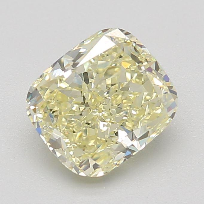1.21 Ct. Fancy Light Yellow Cushion Diamond