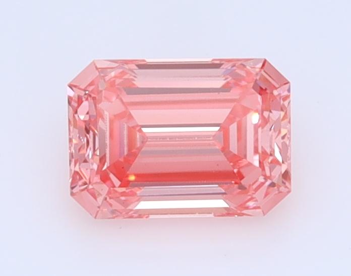 0.53 Ct. Fancy Vivid  Pink Emerald Lab Grown Diamond