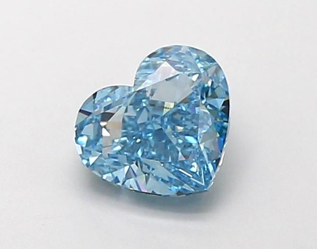 1.01 Ct. Fancy Vivid Blue Heart Lab Grown Diamond