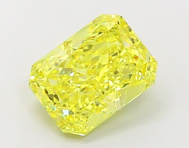 1.42 Ct. Fancy Vivid Yellow Radiant Lab Grown Diamond