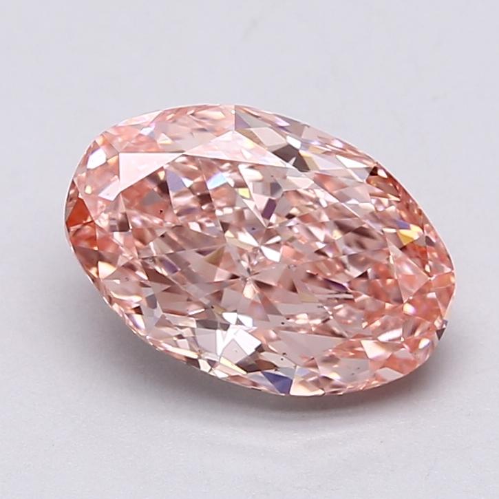 2.69 Ct. Fancy Vivid  Pink Oval Lab Grown Diamond