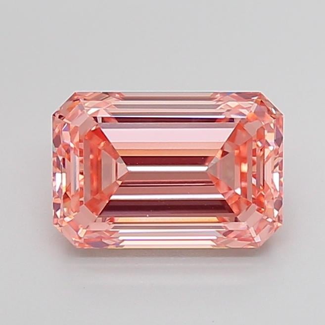 3.85 Ct. Fancy Intense Pink Emerald Lab Grown Diamond