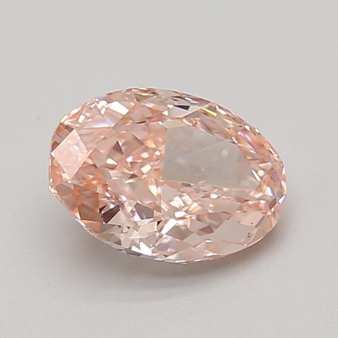 1.59 Ct. Fancy Vivid Pink Oval Lab Grown Diamond