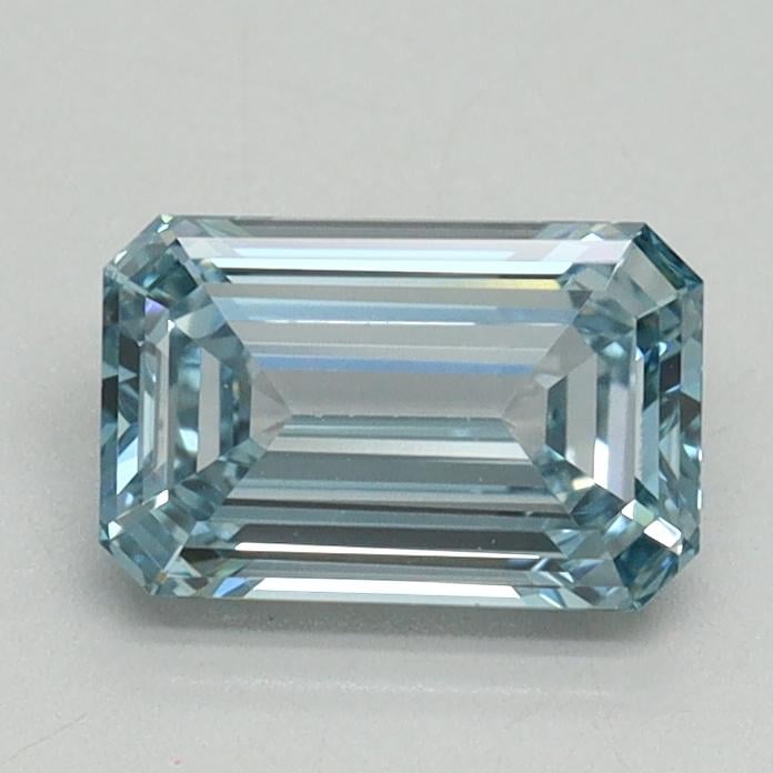 1.03 Ct. Fancy Intense Blue Emerald Lab Grown Diamond