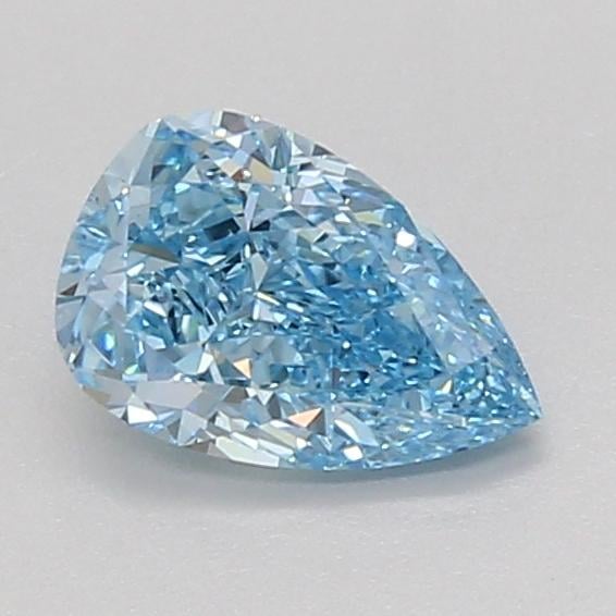 1.05 Ct. Fancy Vivid Blue Pear Lab Grown Diamond