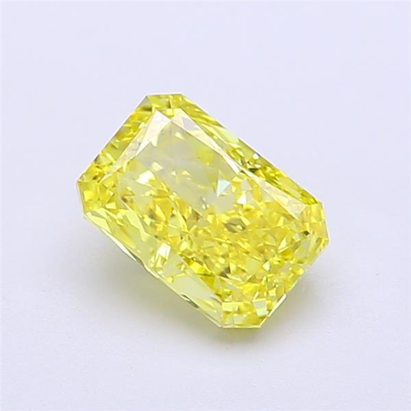 1.01 Ct. Fancy Vivid Yellow Radiant Lab Grown Diamond