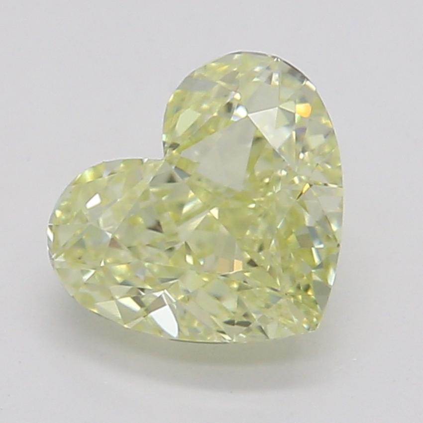 0.62 Ct. Fancy Yellow Heart Diamond