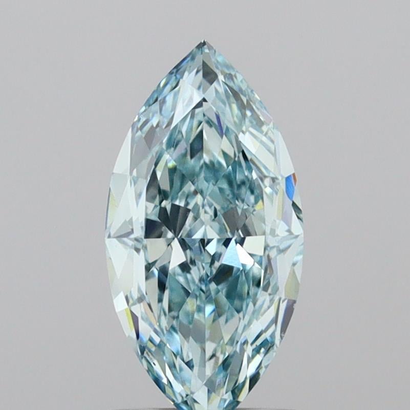 1.11 Ct. Fancy Vivid Green Marquise Lab Grown Diamond