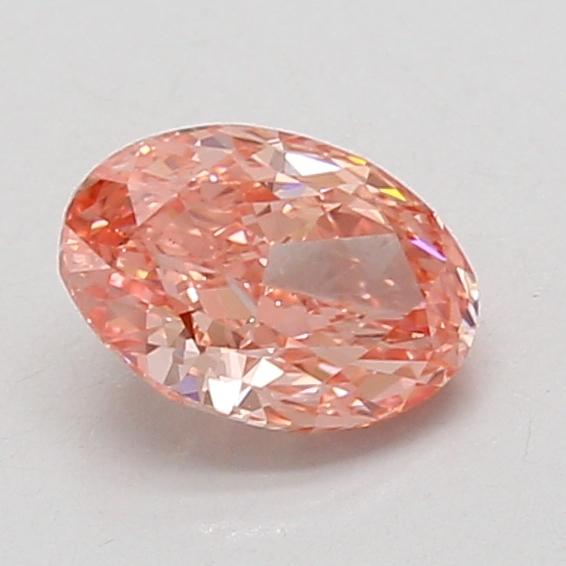 1.03 Ct. Fancy Vivid Pink Oval Lab Grown Diamond