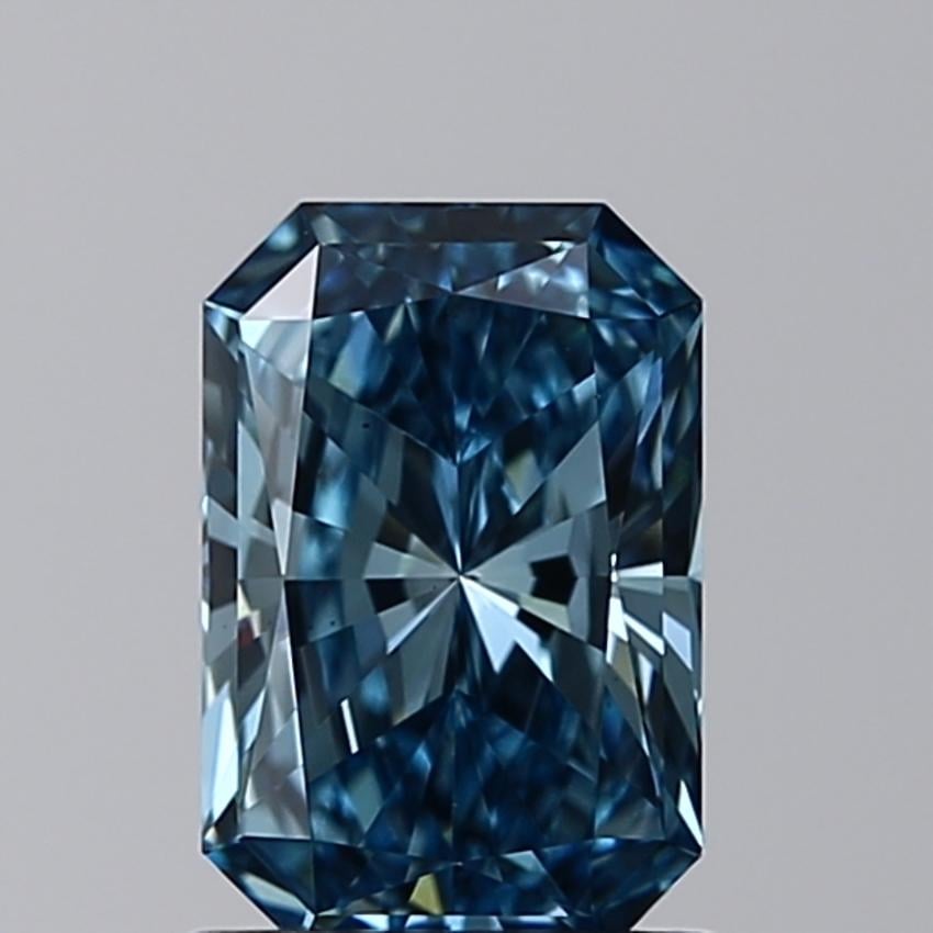 1.04 Ct. Fancy Vivid Blue Radiant Lab Grown Diamond