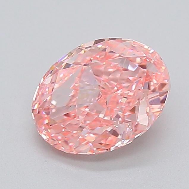 2.07 Ct. Fancy Vivid  Pink Oval Lab Grown Diamond