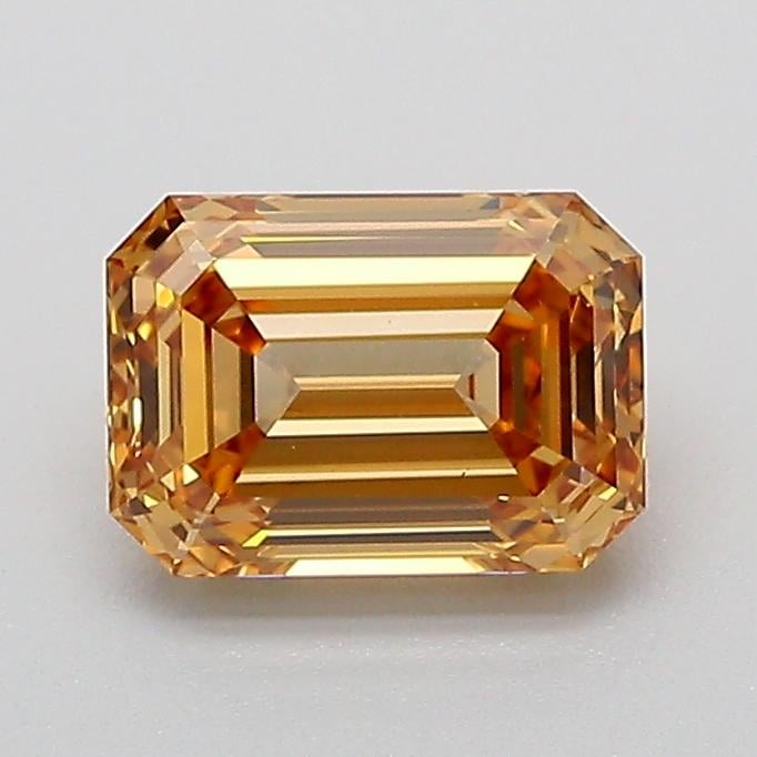 1.06 Ct. Fancy Light  Brown Emerald Lab Grown Diamond