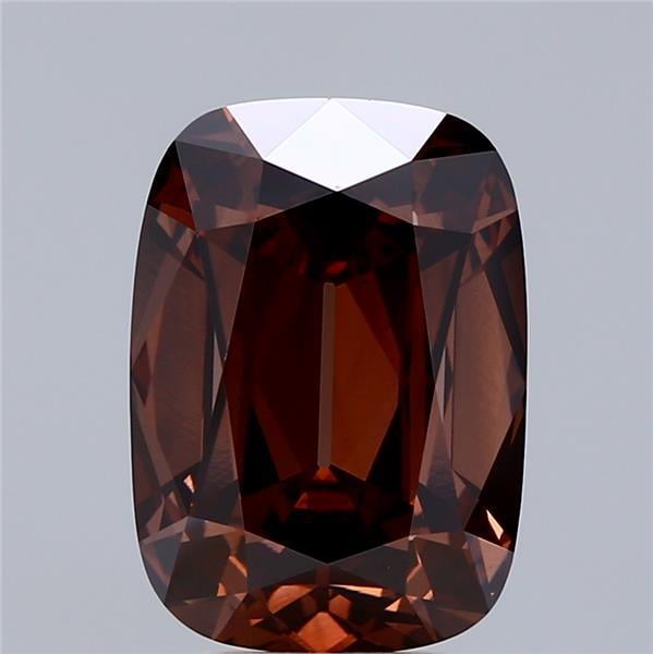 5.04 Ct. Fancy Brown Cushion Lab Grown Diamond