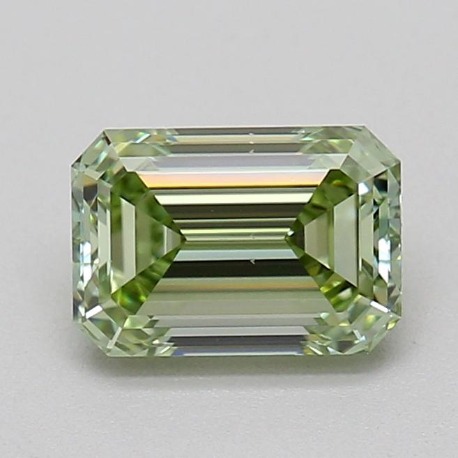 0.51 Ct. Fancy Intense Green Emerald Lab Grown Diamond