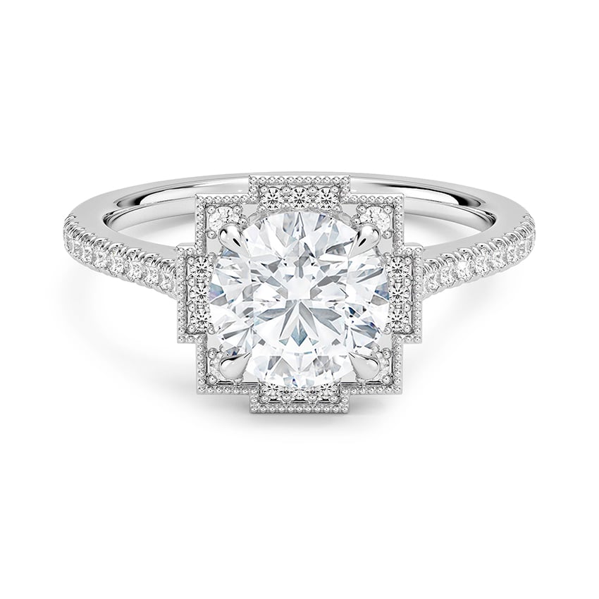 Custom Art Deco-Inspired Diamond Ring