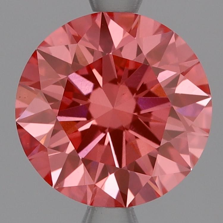 2.06 Ct. Fancy Vivid Pink Round Lab Grown Diamond