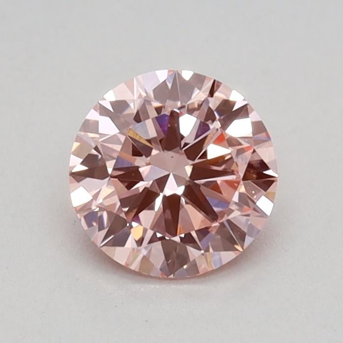 0.46 Ct. Fancy Intense Pink Round Lab Grown Diamond