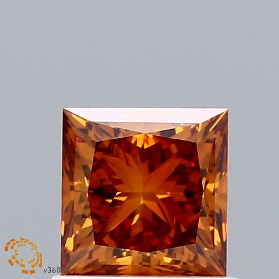 1.04 Ct. Fancy Orange Princess Lab Grown Diamond
