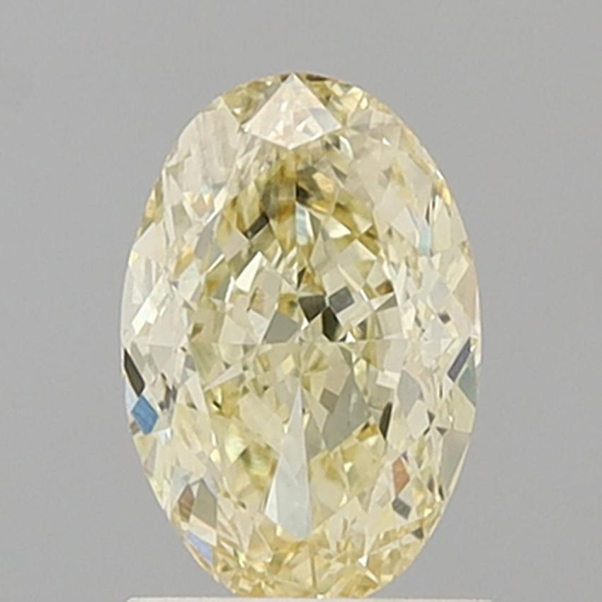 1.48 Ct. Fancy Intense Yellow Oval Lab Grown Diamond