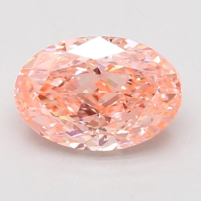 2.07 Ct. Fancy Vivid Pink Oval Lab Grown Diamond