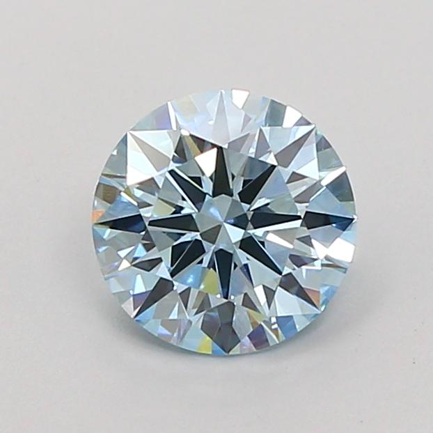 1.27 Ct. Fancy Vivid Blue Round Lab Grown Diamond