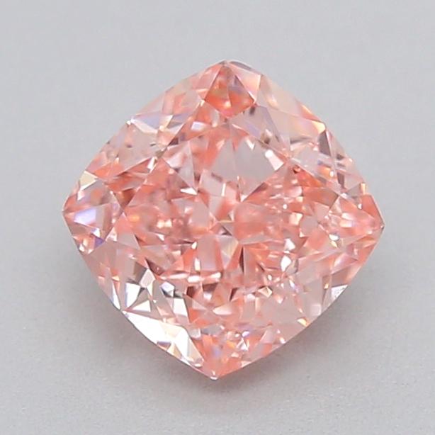 0.57 Ct. Fancy Intense  Pink Cushion Lab Grown Diamond