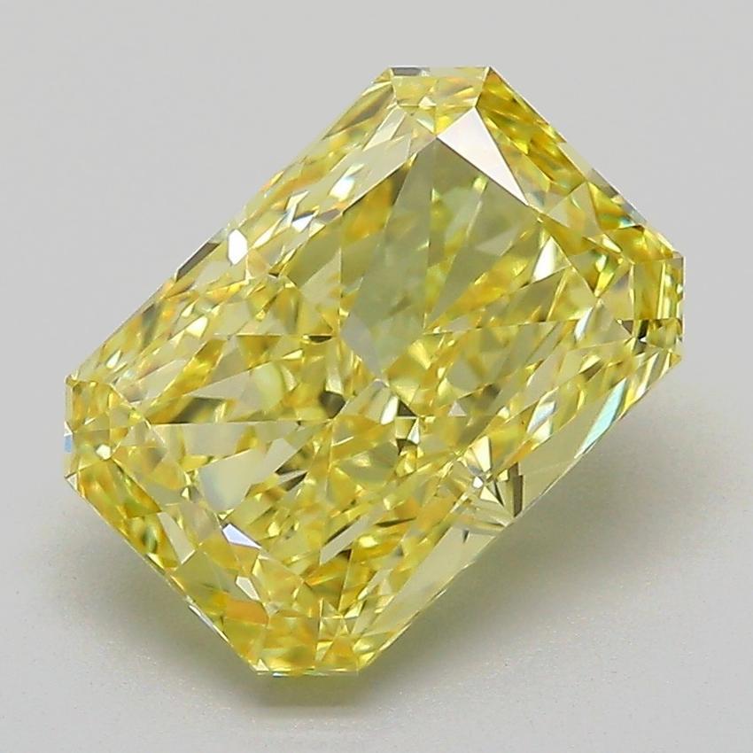 3.10 Ct. Fancy Intense Yellow Radiant Lab Grown Diamond