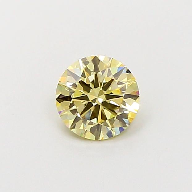 1.00 Ct. Fancy Light Yellow Round Lab Grown Diamond