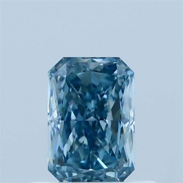0.69 Ct. Fancy Vivid Blue Radiant Lab Grown Diamond