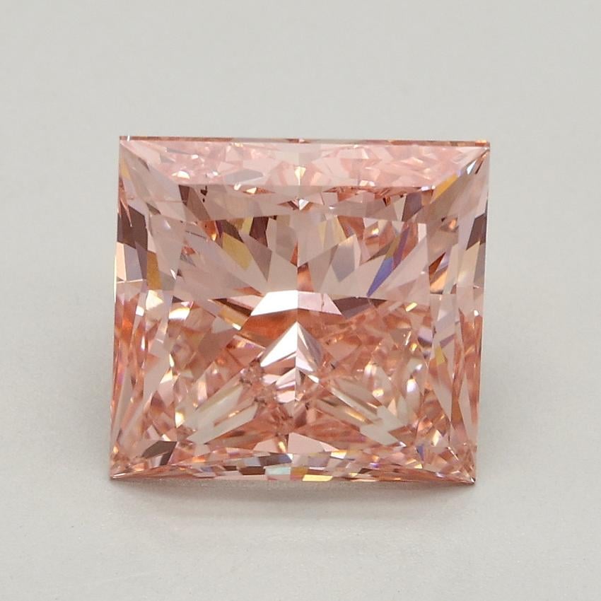 3.04 Ct. Fancy Intense Pink Princess Lab Grown Diamond