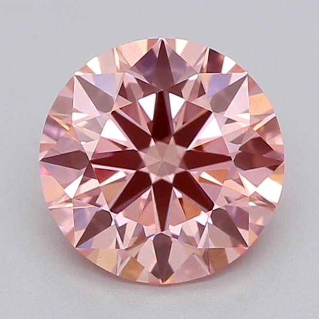 1.04 Ct. Fancy Vivid  Pink Round Lab Grown Diamond