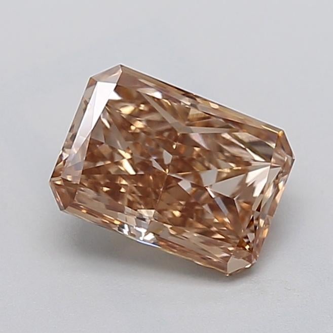 1.49 Ct. Fancy Light  Brown Radiant Lab Grown Diamond