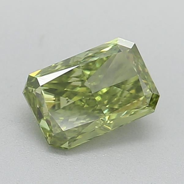 0.29 Ct. Fancy Vivid Green Radiant Lab Grown Diamond