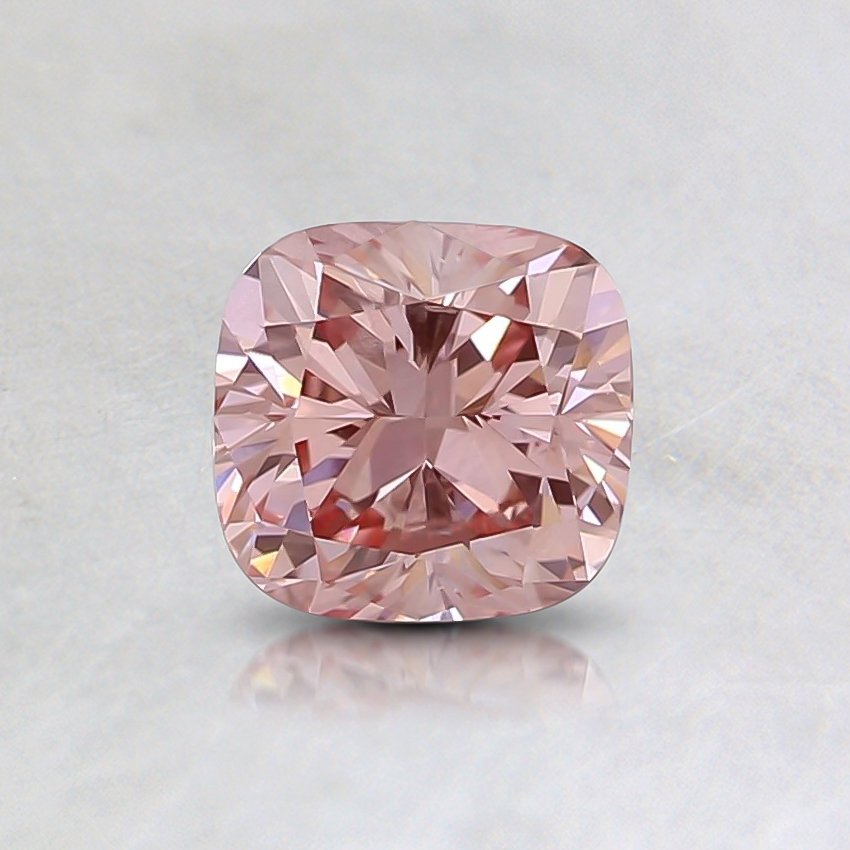 0.51 Ct.  Fancy Pink Cushion  Lab Grown Diamond