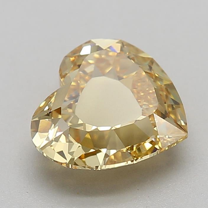 1.50 Ct. Fancy Intense Yellow Heart Lab Grown Diamond