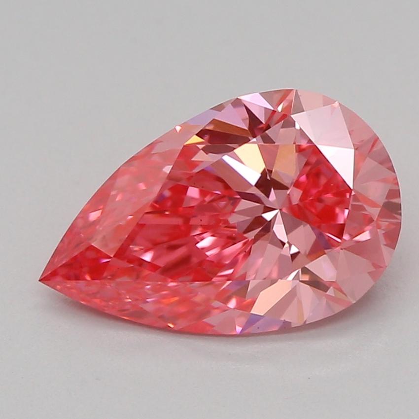 1.04 Ct. Fancy Vivid Pink Pear Lab Grown Diamond