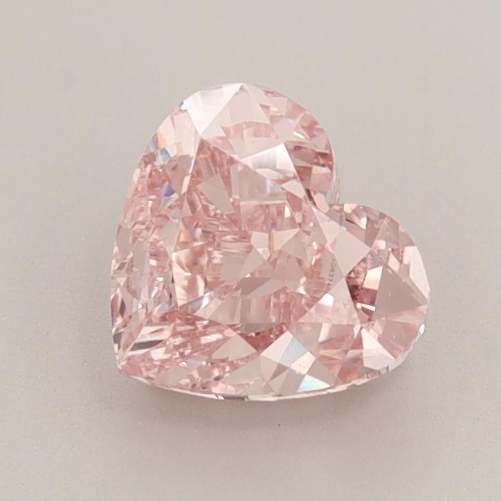 1.40 Ct. Fancy Intense  Pink Heart Lab Grown Diamond