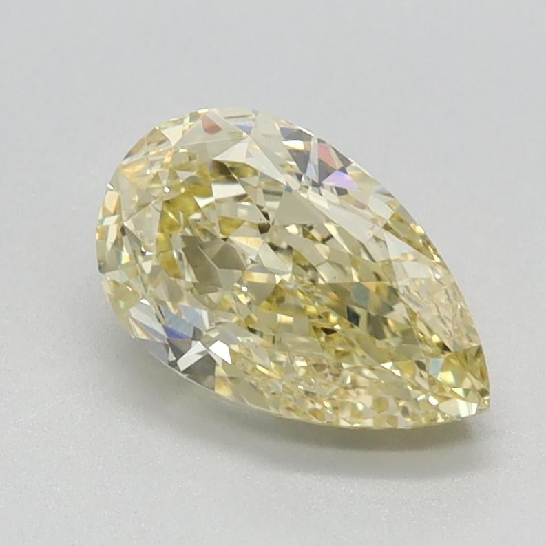 1.11 Ct. Fancy Intense Yellow Pear Lab Grown Diamond