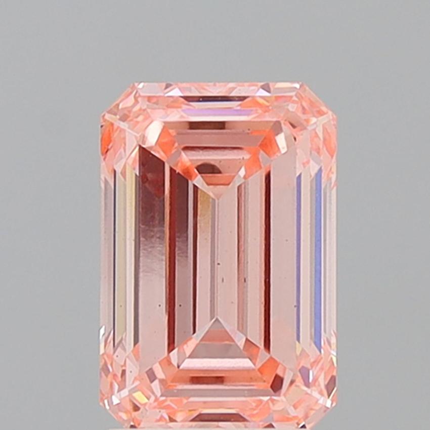3.02 Ct. Fancy Vivid Pink Emerald Lab Grown Diamond