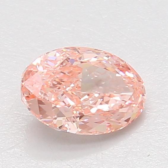 1.02 Ct. Fancy Vivid Pink Oval Lab Grown Diamond