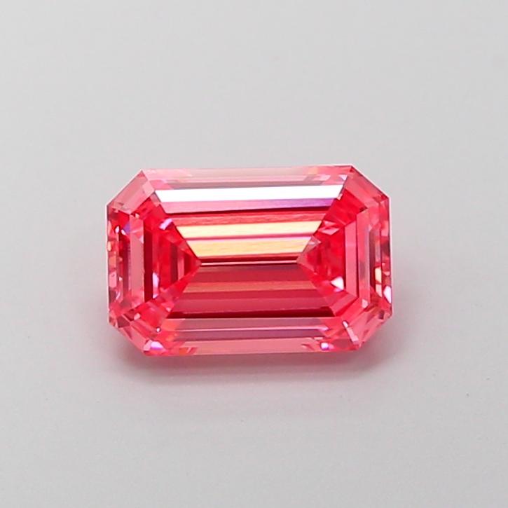 1.92 Ct. Fancy Vivid Pink Emerald Lab Grown Diamond