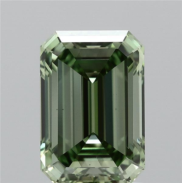 2.04 Ct. Fancy Vivid Green Emerald Lab Grown Diamond