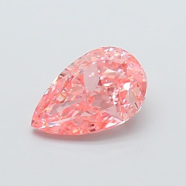 1.05 Ct. Fancy Vivid Orange Pear Lab Grown Diamond
