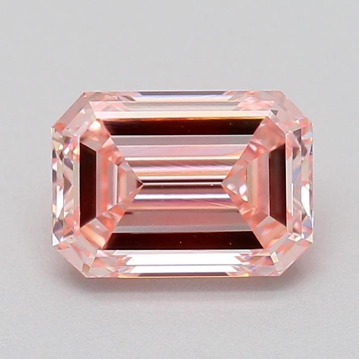 0.86 Ct. Fancy Intense  Pink Emerald Lab Grown Diamond