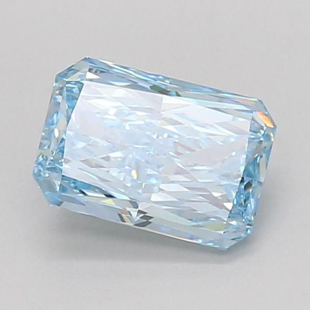 1.51 Ct. Fancy Vivid Blue Radiant Lab Grown Diamond